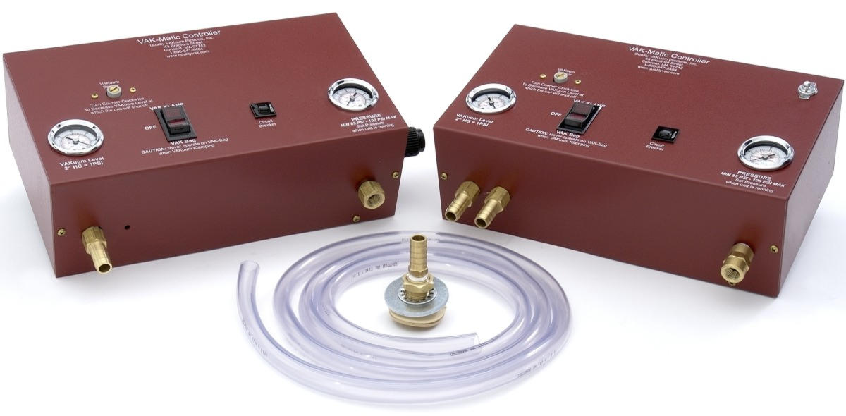 Veneer Press for Vacuum Veneering and Pressing Systems Pneumatic